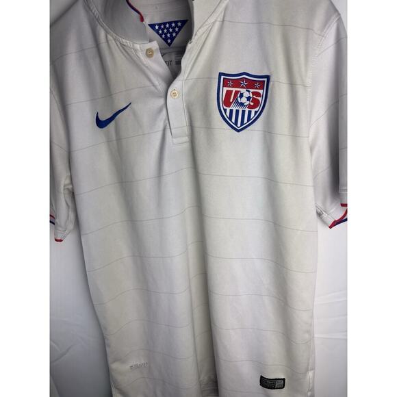 USA National Team Soccer Jersey Men’s Size Large M Collared 2014 Futbol - Picture 3 of 7